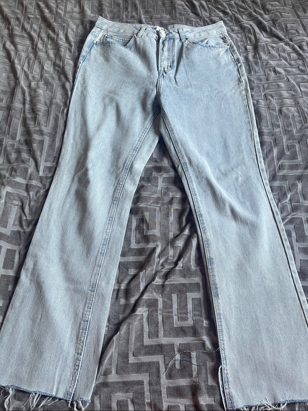 Light Blue Women's slim flare Jeans
